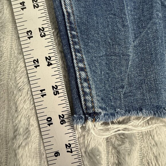 Zara Woman Jeans Womens 4 Skinny Ankle Boho Floral Embroidered Stretch 26x26 - Picture 7 of 12